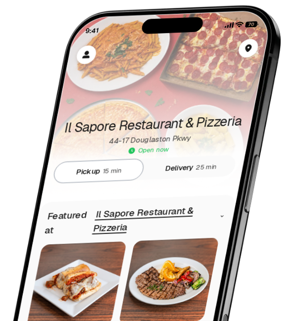 Il Sapore Restaurant & Pizzeria app preview